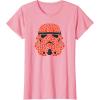 imageStar Wars Valentines Day Stormtrooper Hearts TShirtPink