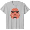 imageStar Wars Valentines Day Stormtrooper Hearts TShirtSilver Grey