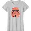 imageStar Wars Valentines Day Stormtrooper Hearts TShirtSilver Grey