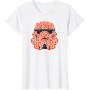 imageStar Wars Valentines Day Stormtrooper Hearts TShirtWhite
