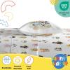 imageStar Wars Young Jedi Adventures Twin Sheet Set  3 Piece Kids Bedding Set Includes Pillow Cover  Super Soft Yoda Microfiber SheetsWhite  Bluey