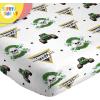 imageStar Wars Young Jedi Adventures Twin Sheet Set  3 Piece Kids Bedding Set Includes Pillow Cover  Super Soft Yoda Microfiber SheetsWhite  Monster Jam