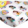 imageStar Wars Young Jedi Adventures Twin Sheet Set  3 Piece Kids Bedding Set Includes Pillow Cover  Super Soft Yoda Microfiber SheetsWhite  Princess