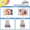 imageStar Wars Young Jedi Adventures Twin Sheet Set  3 Piece Kids Bedding Set Includes Pillow Cover  Super Soft Yoda Microfiber SheetsWhite  Princess