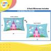 imageSunny Side Up Star Wars Young Jedi Adventures Pack of 2 Reversible Pillowcases  Double Sided Pillow Covers Kids Super Soft BeddingBlue  Magic Castle