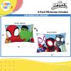 imageSunny Side Up Star Wars Young Jedi Adventures Pack of 2 Reversible Pillowcases  Double Sided Pillow Covers Kids Super Soft BeddingMulti  Spidey  Friends