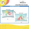 imageSunny Side Up Star Wars Young Jedi Adventures Pack of 2 Reversible Pillowcases  Double Sided Pillow Covers Kids Super Soft BeddingTeal  Little Mermaid