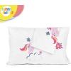 imageSunny Side Up Star Wars Young Jedi Adventures Pack of 2 Reversible Pillowcases  Double Sided Pillow Covers Kids Super Soft BeddingWhite  Rainbow Unicorns
