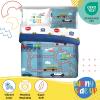 imageSunny Side Up Star Wars Young Jedi Adventures Twin Comforter Set  5 Piece Kids Bedding Includes Comforter Sheets ampamp Pillow Cover  Super Soft Microfiber Bed SetBlue  on the Go