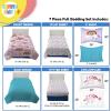 imageSunny Side Up Star Wars Young Jedi Adventures Twin Comforter Set  5 Piece Kids Bedding Includes Comforter Sheets ampamp Pillow Cover  Super Soft Microfiber Bed SetPink  Rainbow Unicorns