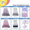 imageSunny Side Up Star Wars Young Jedi Adventures Twin Comforter Set  5 Piece Kids Bedding Includes Comforter Sheets ampamp Pillow Cover  Super Soft Microfiber Bed SetPurple  Butterfly
