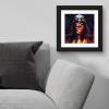imageTrends International Gallery Pops Star Wars ObiWan Kenobi  Darth Vader Painting Wall Art Black Framed Version 12 x 12Black Framed Version