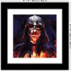 imageTrends International Gallery Pops Star Wars ObiWan Kenobi  Darth Vader Painting Wall Art Black Framed Version 12 x 12Black Framed Version