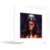 imageTrends International Gallery Pops Star Wars ObiWan Kenobi  Darth Vader Painting Wall Art Black Framed Version 12 x 12Unframed Version