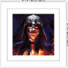 imageTrends International Gallery Pops Star Wars ObiWan Kenobi  Darth Vader Painting Wall Art Black Framed Version 12 x 12White Framed Version