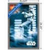 imageTrends International Star Wars A New Hope  Stormtrooper Wall Poster 34L x 224W Barnwood Framed VersionBarnwood Framed Version