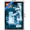 imageTrends International Star Wars A New Hope  Stormtrooper Wall Poster 34L x 224W Barnwood Framed VersionBlack Framed Version