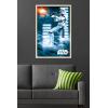 imageTrends International Star Wars A New Hope  Stormtrooper Wall Poster 34L x 224W Barnwood Framed VersionBlonde Framed Version