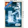 imageTrends International Star Wars A New Hope  Stormtrooper Wall Poster 34L x 224W Barnwood Framed VersionBlonde Framed Version