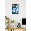 imageTrends International Star Wars A New Hope  Stormtrooper Wall Poster 34L x 224W Barnwood Framed VersionBlonde Framed Version