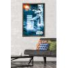 imageTrends International Star Wars A New Hope  Stormtrooper Wall Poster 34L x 224W Barnwood Framed VersionBronze Framed Version