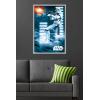 imageTrends International Star Wars A New Hope  Stormtrooper Wall Poster 34L x 224W Barnwood Framed VersionGray Framed Version