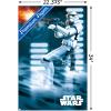 imageTrends International Star Wars A New Hope  Stormtrooper Wall Poster 34L x 224W Barnwood Framed VersionPremium Poster  Mount Bundle
