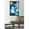 imageTrends International Star Wars A New Hope  Stormtrooper Wall Poster 34L x 224W Barnwood Framed VersionPremium Print and Black Hanger Bundle