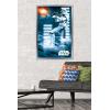 imageTrends International Star Wars A New Hope  Stormtrooper Wall Poster 34L x 224W Barnwood Framed VersionSilver Framed Version