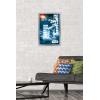 imageTrends International Star Wars A New Hope  Stormtrooper Wall Poster 34L x 224W Barnwood Framed VersionSilver Framed Version