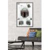 imageTrends International Star Wars The Book of Boba Fett  Helmet Turns Wall Poster 22375quot x 34quot Premium Unframed VersionBarnwood Framed Version