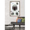imageTrends International Star Wars The Book of Boba Fett  Helmet Turns Wall Poster 22375quot x 34quot Premium Unframed VersionBronze Framed Version