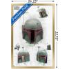 imageTrends International Star Wars The Book of Boba Fett  Helmet Turns Wall Poster 22375quot x 34quot Premium Unframed VersionGold Framed Version