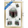 imageTrends International Star Wars The Book of Boba Fett  Helmet Turns Wall Poster 22375quot x 34quot Premium Unframed VersionGold Framed Version