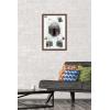 imageTrends International Star Wars The Book of Boba Fett  Helmet Turns Wall Poster 22375quot x 34quot Premium Unframed VersionMahogany Framed Version