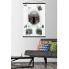 imageTrends International Star Wars The Book of Boba Fett  Helmet Turns Wall Poster 22375quot x 34quot Premium Unframed VersionPremium Print and Black Hanger Bundle