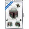 imageTrends International Star Wars The Book of Boba Fett  Helmet Turns Wall Poster 22375quot x 34quot Premium Unframed VersionSilver Framed Version