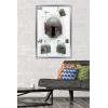 imageTrends International Star Wars The Book of Boba Fett  Helmet Turns Wall Poster 22375quot x 34quot Premium Unframed VersionSilver Framed Version