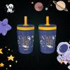 imageZak Designs Star Wars The Mandalorian Kelso Toddler Cups For Travel or At Home 15oz 2Pack Durable Plastic Sippy Cups With LeakProof Design is Perfect For Kids Baby Yoda GroguSpace