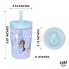 imageZak Designs Star Wars The Mandalorian Kelso Toddler Cups For Travel or At Home 15oz 2Pack Durable Plastic Sippy Cups With LeakProof Design is Perfect For Kids Baby Yoda GroguPrincess