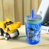 imageZak Designs Star Wars The Mandalorian Kelso Toddler Cups For Travel or At Home 15oz 2Pack Durable Plastic Sippy Cups With LeakProof Design is Perfect For Kids Baby Yoda GroguToy Story 4  Woody  Buzz