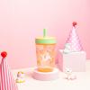 imageZak Designs Star Wars The Mandalorian Kelso Toddler Cups For Travel or At Home 15oz 2Pack Durable Plastic Sippy Cups With LeakProof Design is Perfect For Kids Baby Yoda GroguUnicorn