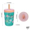 imageZak Designs Star Wars The Mandalorian Kelso Toddler Cups For Travel or At Home 15oz 2Pack Durable Plastic Sippy Cups With LeakProof Design is Perfect For Kids Baby Yoda GroguShells