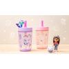 imageZak Designs Star Wars The Mandalorian Kelso Toddler Cups For Travel or At Home 15oz 2Pack Durable Plastic Sippy Cups With LeakProof Design is Perfect For Kids Baby Yoda GroguGabbys Dollhouse Cakey Cat