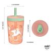 imageZak Designs Star Wars The Mandalorian Kelso Toddler Cups For Travel or At Home 15oz 2Pack Durable Plastic Sippy Cups With LeakProof Design is Perfect For Kids Baby Yoda GroguUnicorn