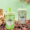 imageZak Designs Star Wars The Mandalorian Kelso Toddler Cups For Travel or At Home 15oz 2Pack Durable Plastic Sippy Cups With LeakProof Design is Perfect For Kids Baby Yoda GroguBaby Yoda Grogu