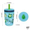 imageZak Designs Star Wars The Mandalorian Kelso Toddler Cups For Travel or At Home 15oz 2Pack Durable Plastic Sippy Cups With LeakProof Design is Perfect For Kids Baby Yoda GroguCampout