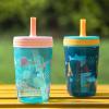 imageZak Designs Star Wars The Mandalorian Kelso Toddler Cups For Travel or At Home 15oz 2Pack Durable Plastic Sippy Cups With LeakProof Design is Perfect For Kids Baby Yoda GroguShells