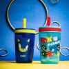 imageZak Designs Star Wars The Mandalorian Kelso Toddler Cups For Travel or At Home 15oz 2Pack Durable Plastic Sippy Cups With LeakProof Design is Perfect For Kids Baby Yoda GroguSonic the Hedgehog