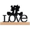 imageDisney Star Wars Baby Yoda Welcome Tabletop Decor  May the Force Be With You Metal Baby Yoda Decoration on Black Wood BaseBlackBrown